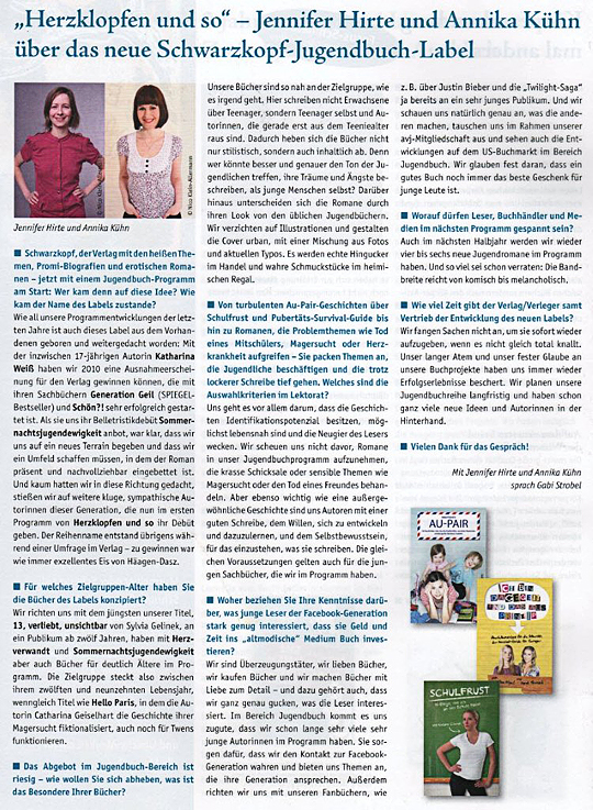 Interview Eselsohr Magazin